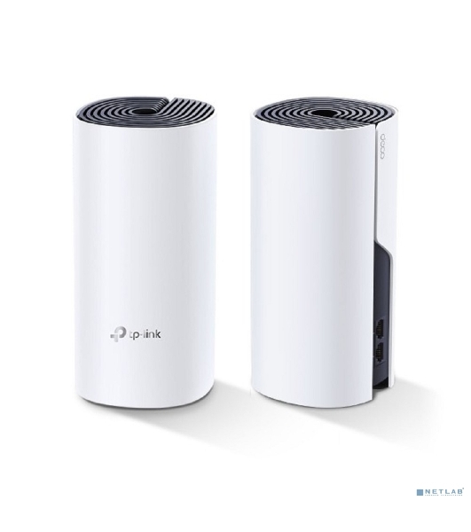 Бесшовный Mesh роутер TP-Link DECO P9 (2-PACK) AC1200 10/100/1000BASE-TX белый (упак.:2шт)