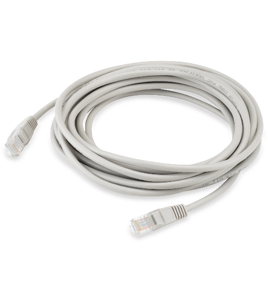Патч-корд KingPrice KP-PC-c5e-5m-g UTP 4 пары cat.5E CCA molded 5м серый RJ-45 (m)-RJ-45 (m)