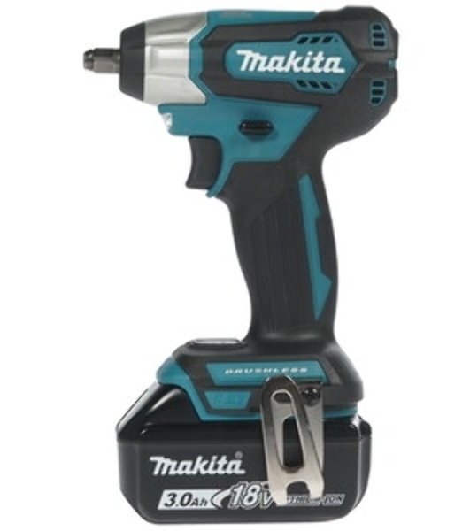Гайковерт акк MAKITA DTW180RFE б\щет, 18В, 2x3Ач, Li-ion, 3600у\м, 180Нм, квадрат 3\8'