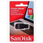 Флешка USB Sandisk CZ50 Cruzer Blade (SDCZ50-064G-B35), 64Gb, USB 2.0, R/W 15/4, черный/красный, фото11