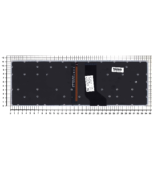Клавиатура для ноутбука Acer Aspire VN7-593G черная с красной подсветкой