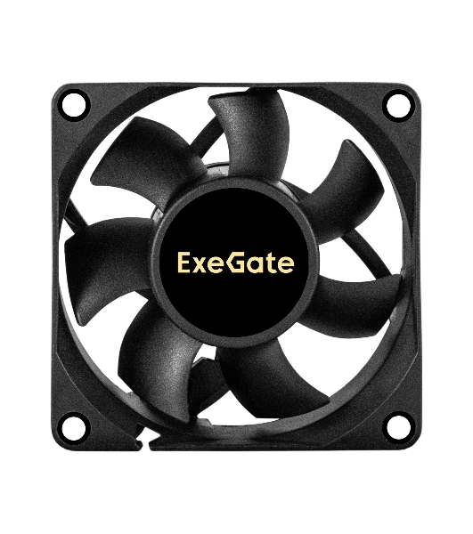 Вентилятор для корпуса ExeGate ExtraPower EP07025S3P черный, 70 мм, 4800 об/мин, 46.2 дБ, 3 pin
