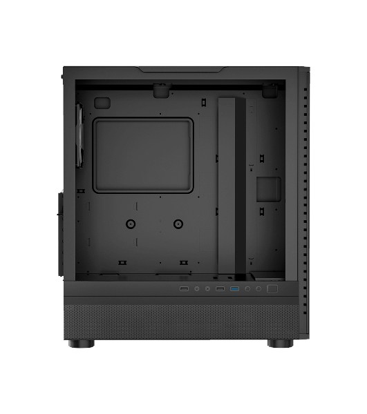 Компьютерный корпус PCCooler IE200 BK, Tempered Glass Full Tower, черный, TG, SPCC, 1x120мм ARGb E-ATX, ATX, mATX, mITX 180/380/220мм 4x2.5', 2x3.5', 7+3xPCI 1xUSB-A 3.0, 2xUSB-A 2.0 432x225x495мм