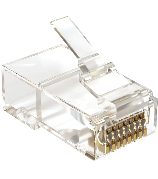 Коннектор Sysmatrix PLUG 8P8C5EU.UWRJ45 cat.5e UTP прозрачный (упак.: 100 шт)