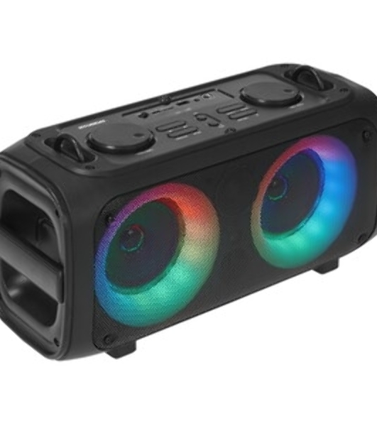 Колонка портативная Hyundai H-PS1030 черный/черный 40 Вт 2.0 BT 10м 3600mAh