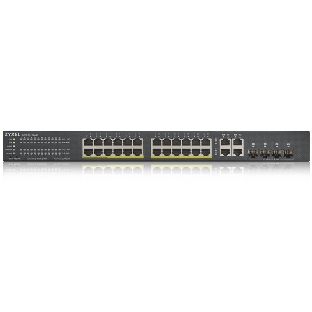 Коммутатор Zyxel NebulaFlex GS192024HPV2-EU0101F 24G 24PoE+ 375W управляемый