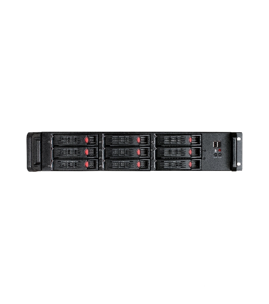 Серверный корпус ExeGate Pro EX285224RUS 2U650-HS09 (RM 19', высота 2U, глубина 650, БП 2U-600ADS, 9xHotSwap, 2*USB)