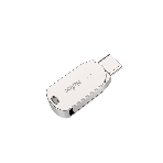 Флешка USB Netac U785 (NT03U785C-032G-30PN), 32Gb, USB 3.0/TypeC, R/W 110/45, серебристый, фото5