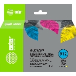 Картридж струйный Cactus CS-3YL79AE 912 желтый (5 мл) для HP OfficeJet 8010/8012/8013/8014/8015/8020/8025, фото 1