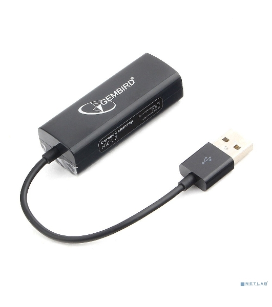 Сетевой адаптер Ethernet Gembird NIC-U2 USB 2.0 - Fast Ethernet adapter
