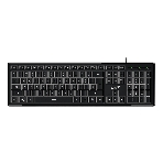 Клавиатура проводная Genius SlimStar 820, черный, USB, 104 клавиши 31310055402, фото 1