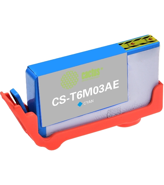 Картридж струйный Cactus CS-T6M03AE №903XL голубой (14.2 мл) для HP OJP 6950/6960/6970