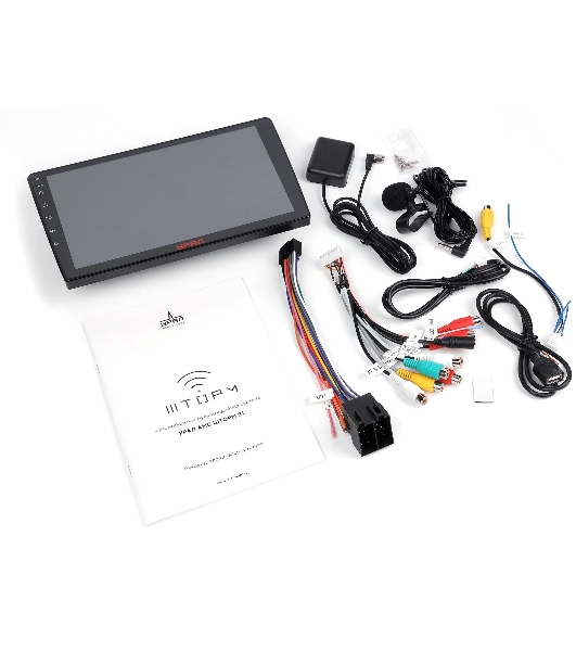 Автомагнитола Ural АМС ШТОРМ 91, 2 DIN, 9', Android 9, Bluetooth, USB Type-A, AUX, GPS, 4G, CarPlay