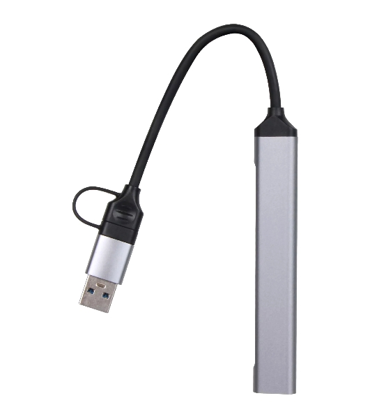 USB-концентратор VCOM DH297, USB 3.0/USB Type-C, USB/SD/TF, USB