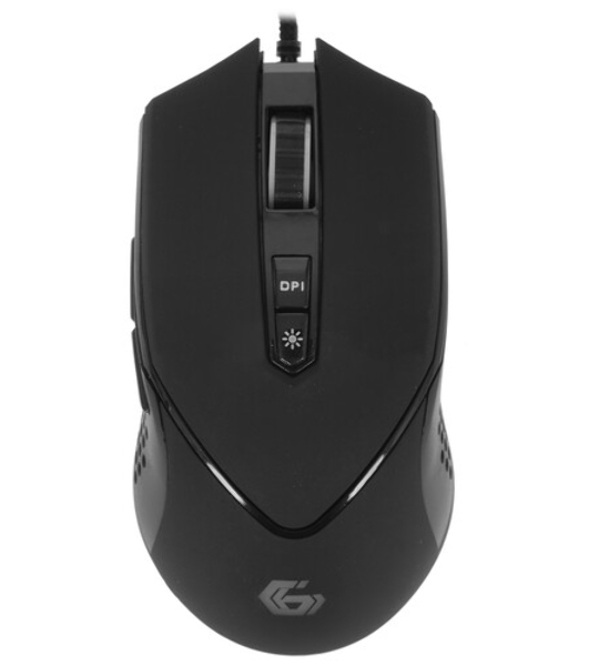 Мышь проводная Gembird MG-770 черный, 3200 dpi, USB, кнопки - 7