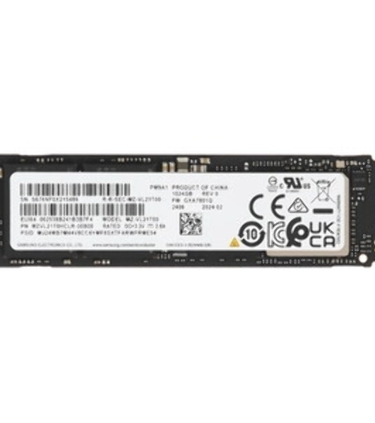 Накопитель SSD Samsung PM9A1, 1000Gb, M.2 2280, PCIe 4.0 x4, NVMe, R/W 7000/5100