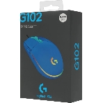 Мышь проводная Logitech G102 LIGHTSYNC синий, 8000 dpi, USB, кнопки - 6, фото23