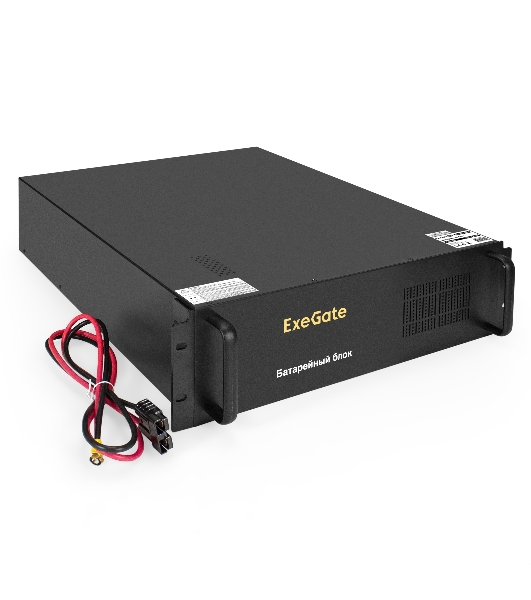 Батарейный блок ExeGate PowerExpert BX-3U.240V.20S9Ah для ULS-575-6kVA/ULS-575-10kVA (батареи 12V 9Ah - 20шт, Rackmount 3U, металлический корпус, черный)