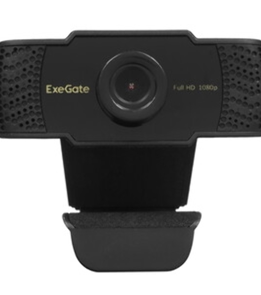 Веб-камера ExeGate BusinessPro C922 FullHD 1920x1080, 30 кадр/с, USB Type-A, микрофон (шумоподавление), универсальное крепление