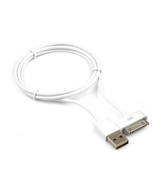 Кабель Gembird USB AM/Apple для iPad/iPhone/iPod, 1м белый, блистер