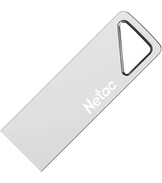 Флешка USB Netac U326 (NT03U326N-016G-20PN), 16Gb, USB 2.0, R/W 50/15, серебристый