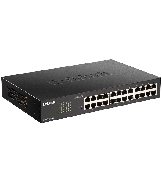 Коммутатор D-Link DGS-1100-24V2/A1A, 24×1 Гбит/с, настраиваемый