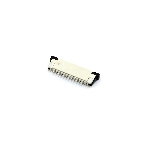 Разъем FPC Half Coverage Bottom Contact 1.0K-BX-12PWB 12 pin высота 2мм шаг 1мм, фото 1