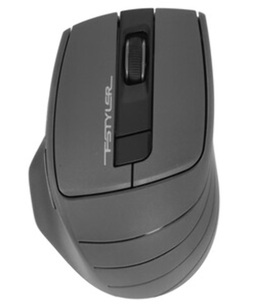 Мышь беспроводная A4Tech Fstyler FG30S серый/оранжевый, 2000 dpi, радиоканал, USB, кнопки - 6