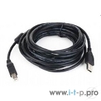 Кабель Gembird USB 2.0 PRO для соед. 1.8м AM/BM позол.конт., фер.кол., пакет, фото2
