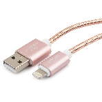 Кабель Cablexpert для Apple CC-G-APUSB02Cu-1M, AM/Lightning, серия Gold, длина 1м, золото, блистер, фото 1