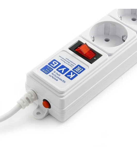 Сетевой фильтр Powercube SPG-B-15-WHITE 5 м, 5 розеток, белый, коробка