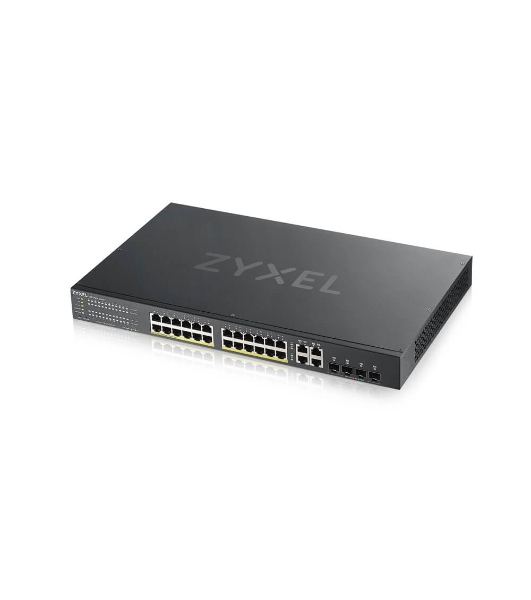 Коммутатор Zyxel NebulaFlex GS192024HPV2-EU0101F 24G 24PoE+ 375W управляемый