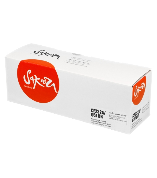 Фотобарабан Sakura CF232A/051D для HP и Canon, 23000 к.