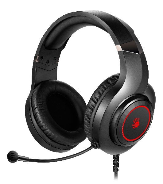 Гарнитура Bloody G220 чёрный, проводная, подсветка