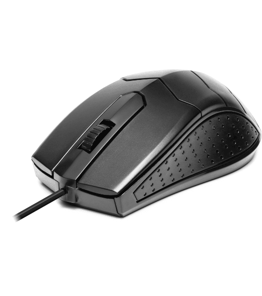 Мышь проводная Defender HIT MB-530 черный, 1000 dpi, USB, кнопки - 3