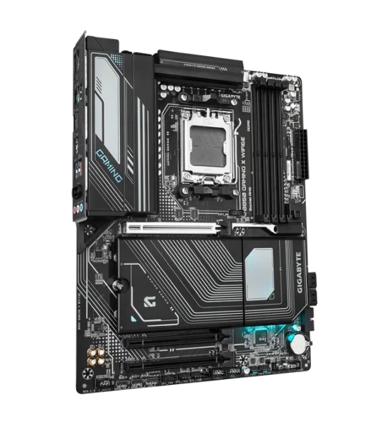 Материнская плата Gigabyte B850 GAMING X WIFI6E, AM5, AMD B850, 4xDDR5, 4xSATA, 3xM.2, 1xPCI-E 5.0 x16, 2xPCI-E 3.0 x1, 1xHDMI, 1xDP, 1x 2.5Gb LAN, 3xUSB-A 3.2 Gen 1, 1xUSB-A 3.2 Gen 2, 3xUSB-A 2.0, 1xUSB-C 3.2 Gen 2, 3x3.5 мм, 7.1, ATX