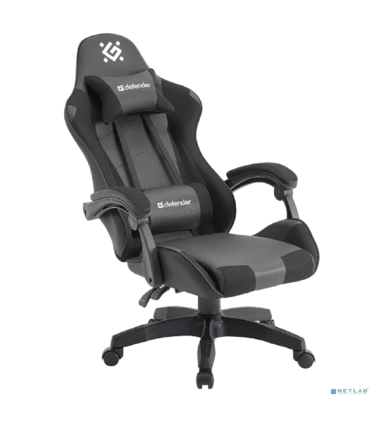 Кресло игровое Defender OKAS BLACK/GREY PU