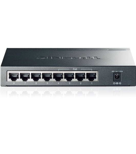 Коммутатор TP-Link SMB TL-SG1008P Коммутатор 8-port Gigabit Switch с 4 портами РоЕ