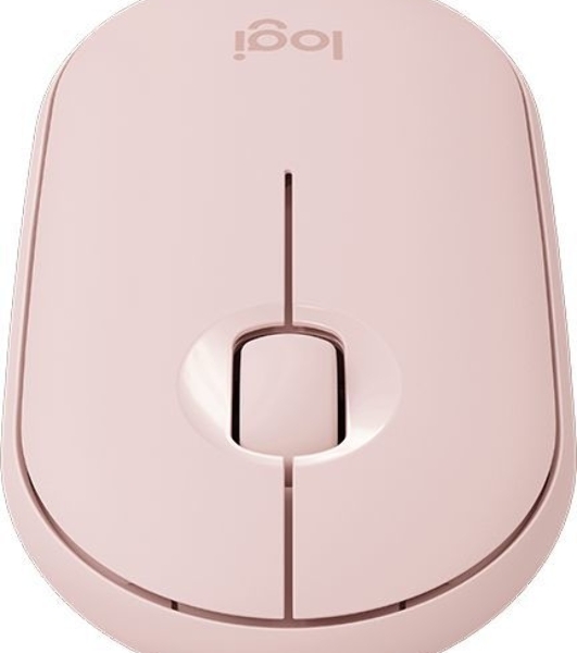 Мышь беспроводная Logitech Pebble M350 розовый, 1000 dpi, радиоканал, Bluetooth, USB, кнопки - 3