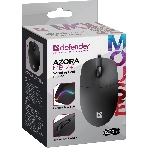 Мышь проводная Defender Azora MB-241 черный, 1200 dpi, USB, кнопки - 3, фото7