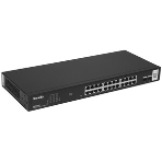 Коммутатор облачный управляемый Tenda TEG2226F, 24x1 Гбит/с, SFP 2x1 Гбит/с, установка в стойку, металлический корпус, фото4