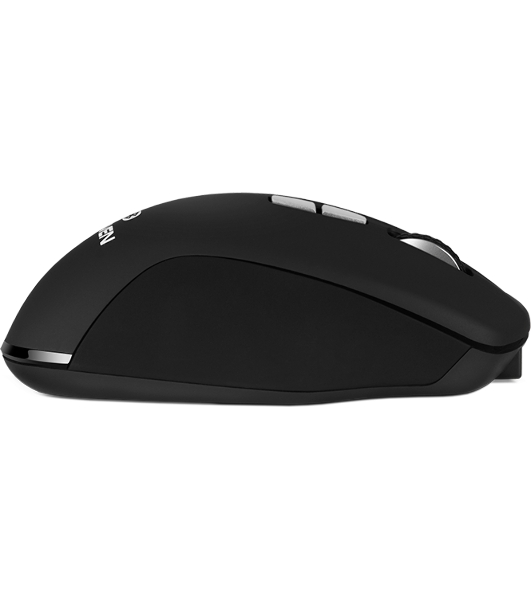 Мышь беспроводная SVEN RX-590SW черный, 1600 dpi, радиоканал, Bluetooth, USB, кнопки - 7