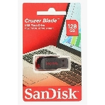Флешка USB SanDisk Cruzer Blade (SDCZ50-128G-B35), 128Gb, USB 2.0, Type-A, R/W 16/4, черный, фото14