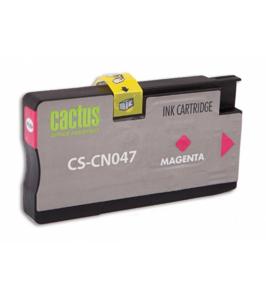 Картридж струйный Cactus CS-CN047 №951 пурпурный (26 мл) для HP OfficeJet 251dw Pro, 276dw Pro, 8100 Pro, 8100e, 8600 Pro (N911a), 8600 Pro Plus (N911g), 8610 Pro (A7F64A), 8615 Pro, 8616 Pro, 8620 Pro