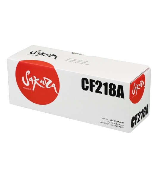 Картридж лазерный Sakura CF218A для HP LJ Pro m104a/m104w/m132a/m132fn/m132fw/m132nw, черный, 1 400 к.