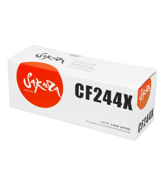 Картридж Sakura CF244X для HP, черный, 2 000 к.