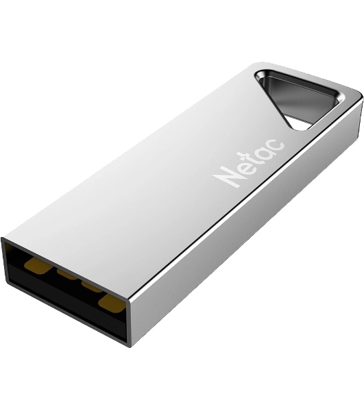 Флешка USB Netac U326 (NT03U326N-016G-20PN), 16Gb, USB 2.0, R/W 50/15, серебристый