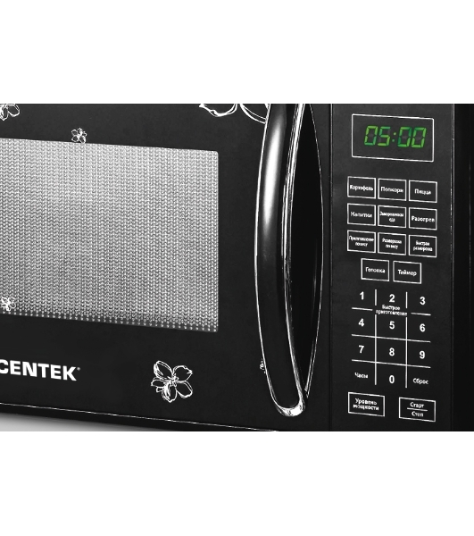 Микроволновая печь Centek CT-1579 черный, 20 л, 700 Вт, переключатели - сенсор