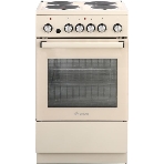 Плита электрическая De Luxe 5004.16э 016 бежевый, конфорок 4 шт, духовка 46 л, гриль, 50 см x 85 см x 50 см, фото 1