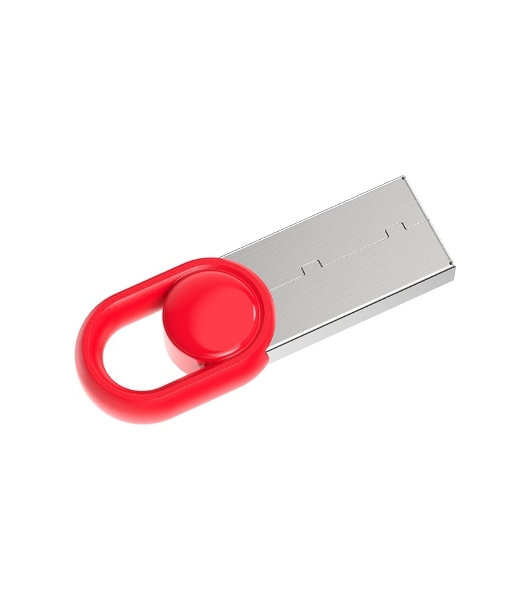 Флешка USB Netac UM2 (NT03UM2N-128G-32RE), 128Gb, USB 3.0, R/W 130/50, серебристый/красный